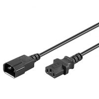 ewent cable de alimentacion alargador c14 a c13 machohembra 18m negro