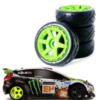 4pcs 18 neumaticos ruedas de rally drift on-road 17mm hex para arrma infraction limitless felony f1 zd coche rc modelos