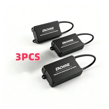 Estuche de batería de 7,4 V para 18650 con cargador USB, DC 5,5×2,1 mm, indicador LED, protección contra polaridad inver