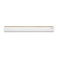 thomson sb401bt barra de sonido bluetooth con mando 200w blancomadera