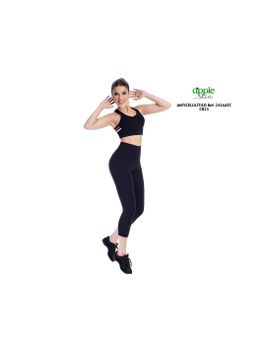 Mallas Happy Dance corsario Apple Skin 2416ATC Mujer Bk