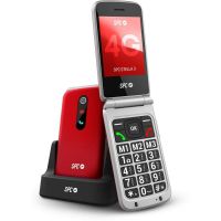 telefono spc stella 3 4g rojo teclas xl boton sos carga base