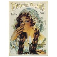 legendarte - portada de musica vintage pleasant dreams - cuadro lienzo impresion digital cm 50x70