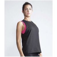 skinni fit camiseta tirantes high neck para mujer