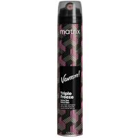 matrix vavoom triple freeze extra dry high hold hairspray for long lasting lift 300ml