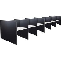 call center doble 12 puestos 4975 cm gris grafito