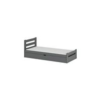 cama individual nela 90x200 gris