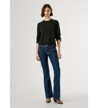 Pepe Jeans para mujer. PL2050891 Jeans Flare Venus azul (25/30), Casual, Algodón, Denim