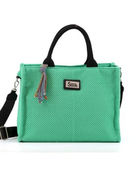 Bolso Con Asas Verde Simosastre S1007 Uni