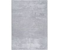 atticgo alfombra  lisa lavable loft en color plata 200 x 290 cm