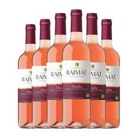 raimat vino rosado abadia rose ecologic organic costers joven 75 cl 13 vol pack de 6 unidades