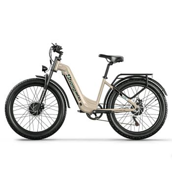 [EU Direct] Bicicleta eléctrica Shengmilo S700 48V 17.5AH Batería Samsung 1000W*2 Motores dobles Velocidad máxima recome
