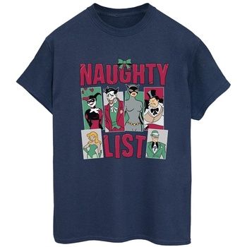 Dessins Animés Camiseta Naughty List para mujer