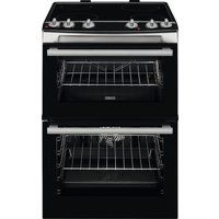 zanussi zcv66060xe 60 cm electric ceramic cooker - stainless steel stainless steel