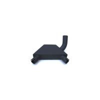 caja de expansion del tubo de escape bmw r 80 gs negro