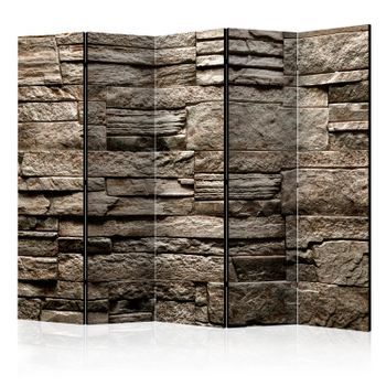 Biombo - Beautiful Brown Stone Ii (225x172 Cm)
