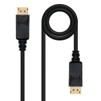 cable displayport nanocable 10152305 5m macho-macho 12 4k ofc negro
