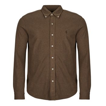 Polo Ralph Lauren Camisa manga larga CAMISA AJUSTADA CON CUELLO ABOTONADO EN POLO FEATHERWEIGHT para hombre