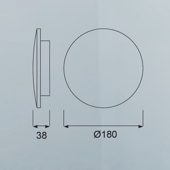 Aplique led bora bora ii (12w)