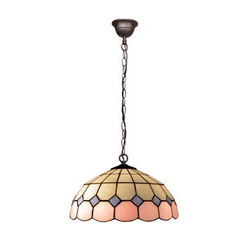 Colgante De Techo  Cadena  Pantalla Tiffany D. 40cm  Pink