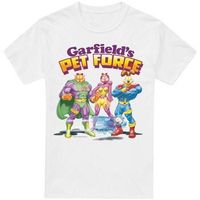 garfield camiseta manga larga heroes await para hombre