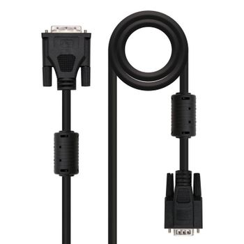 Cable DVI a VGA Nanocable 5 metros con conectores macho