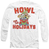 dessins animes camiseta manga larga howl for the christmas holidays para mujer