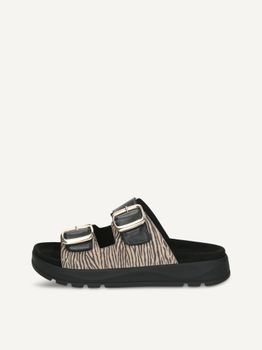 CAPRICE Mule, beige, made of Leather without heel, Size 36