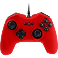 nacon gc-100 gamepad pc rojo