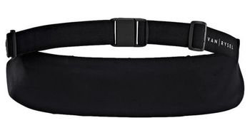 Cartera con tirantes para triatlon con hebilla magnetica van rysel negra