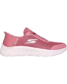 de SKECHERS SKECHERS GO WALK FLEX SLIP-INS 124836 - ZAPATILLAS FITNESS MUJER ROSA