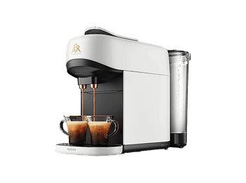 Cafetera de cápsulas - Philips LM9512/00 L'OR BARISTA ABSOLU, Presión Máx. 19.0 bar, Capacidad depósito 1.2 l, 1450 W, Blanco