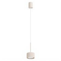 lampara colgantes beige aluminio alt 125 cm