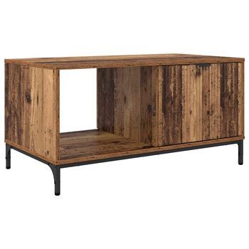 Mesa De Café | Mesa De Centro Madera Vieja 90 X 49 X 46 Cm Madera De Ingeniería