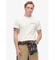 superdry para hombre m1012012a camiseta tatuaje blanco xl casual algodon manga corta