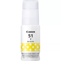 botella de tinta original canon gi-51y amarillo