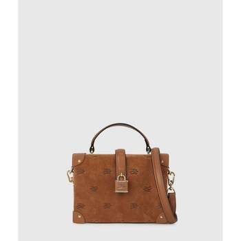 Karl Lagerfeld Bolso de mano Bolso de mano con candado K/Autograph Tan para mujer