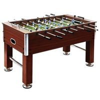 futbolin de acero 60 kg marron 140x745x875 cm vidaxl
