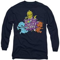 rugrats camiseta manga larga babies run for the hills para mujer
