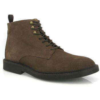 Atlanta Mocassin Botines Botas con cordones en piel de ante para hombre