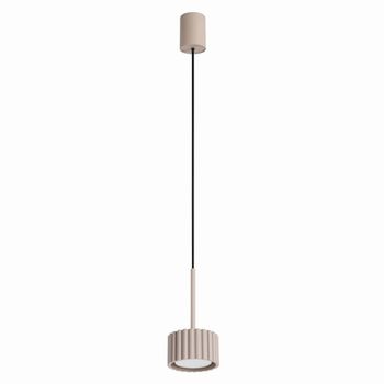 Lámpara colgantes taupe aluminio alt. 125 cm