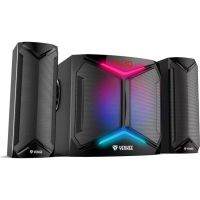 altavoces yenkee 21 bluetooth 50w con mando y luz led rgb