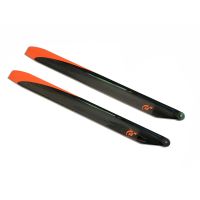 piezas de repuesto para el helicoptero rc funfly spart de 690 mm aspa principal de fibra de carbono para el propulsor