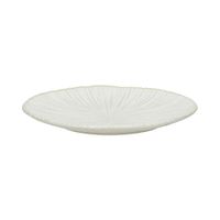 plato de postre de porcelana blanca