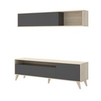 conjunto de muebles para salon con modulo para television