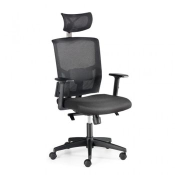 Euromof Viena Silla de Oficina Ergonómica Negra