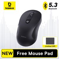 baseus raton inalambrico bluetooth 53 24 ghz ergonomico 7 botones silenciosos alfombrilla de raton gratis para macbook tablet ordenador portatil raton de pc