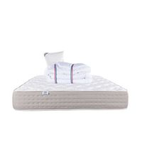 colchon 90x190 cm dreamlux 26 cm  muelles ensacados espuma de alta densidad independencia de lechos lado veranoinvierno  almohada  edredon