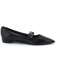divine follie bailarinas ballerina punta catena nero 050 para mujer
