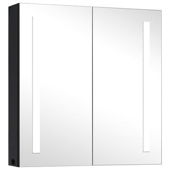 Mueble De Baño | Armario De Baño Con Espejo Led 62x14x60 Cm